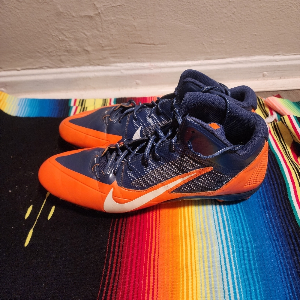 Nike Orange and Blue Athletic Shoes Size 15